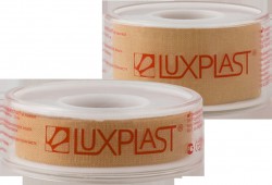 Лейкопластырь, Luxplast (Люкспласт) р. 1.9смх7.2см №10 на тканевой основе эластичный телесный