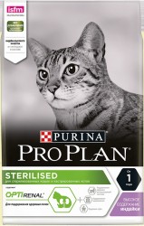 Сухой корм, Proplan (Проплан) 400 г 1 шт для кастрированных котов и стерилизованных кошек с курицей и индейкой