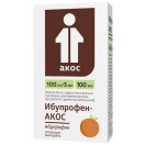 Ибупрофен-АКОС, сусп. д/приема внутрь ( для детей) 100 мг/5 мл 100 мл №1 апельсин