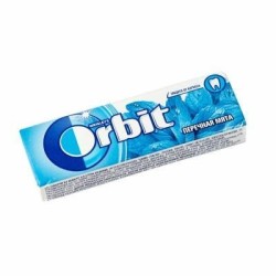 Жевательная резинка, Orbit (Орбит) 13.6 г 1 шт перечная мята (10 подушечек)