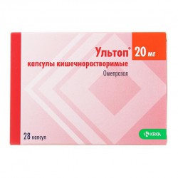 Ультоп капс. кишечнораств. 20 мг 28 шт.