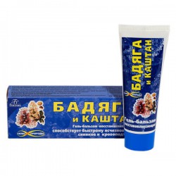 Гель-бальзам бадяга и каштан восстанавливающий туба 75 мл