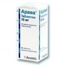 Арава, табл. п/о пленочной 10 мг №30